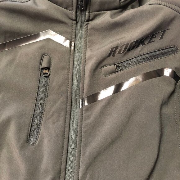Joe Rocket Black Textile Fully Armored Motorcycle Jacket w/Removable Hood Small - Picture 4 of 14